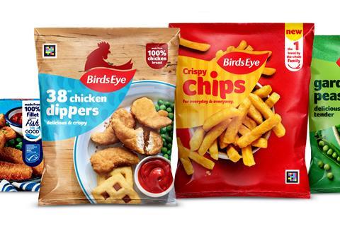 Birds Eye Masterbrand range shot