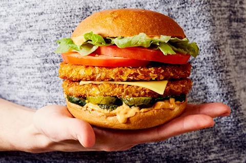 DARING Foods Plant-based burger