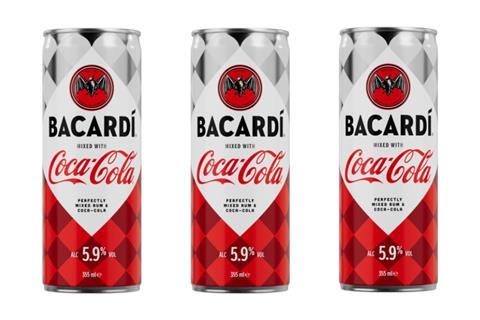 Bacardi Coca Cola RTD