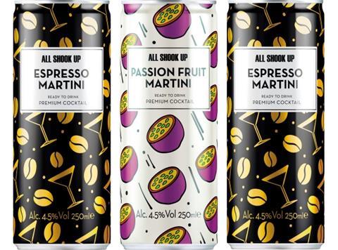 Global Brands Rolls Out All Shook Up Rtd Cocktails To Tesco News The Grocer