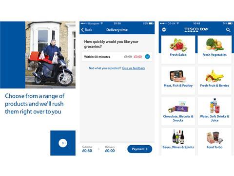 tesco now app