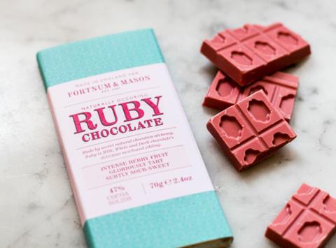 Fortnum & Mason ruby chocolate