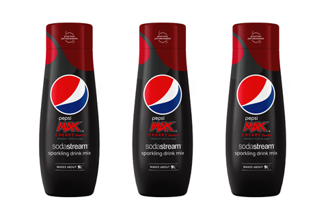 SodaStream brings Pepsi Max Cherry flavour mix to the UK | News | The ...
