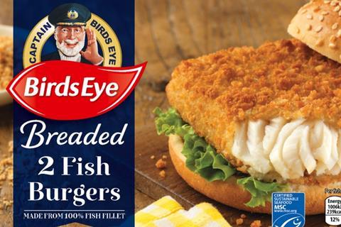 Birds Eye 2 Breaded Fish Burgers 227g