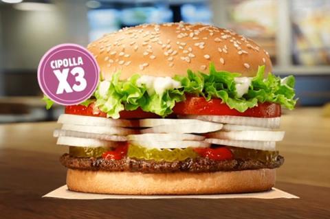 burger king italia social distancing whopper