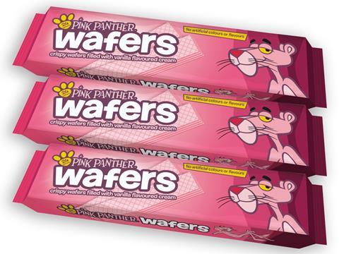 pink panther wafers