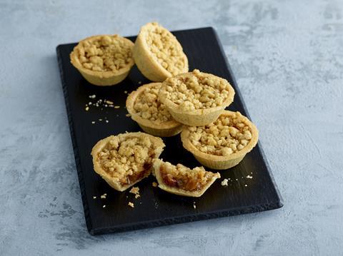 Aldi - Specially Selected Crumble Topped Mince Pies - Salted Caramel 2
