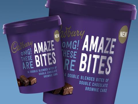 cadbury amaze bites