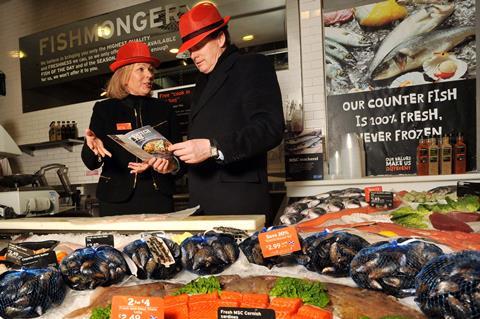 Sainsbury's fish counter