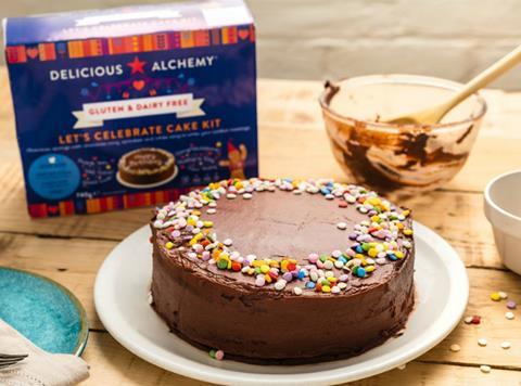 Lets Celebrate cake kit by Delicious Alchemy