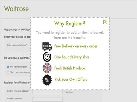 waitrose website 