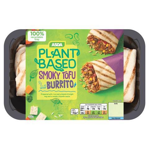 Plant Based Smoky Tofu Burrito