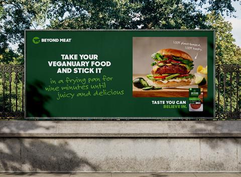 Beyond Meat veganuary campaign