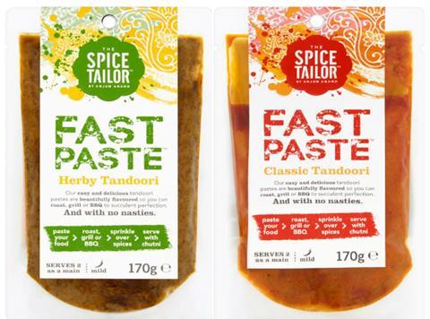 The Spice tailor fast paste kits