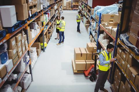 warehouse workers