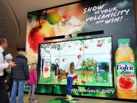 Volvic Juiced interactive billboard