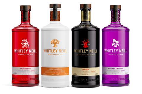 Whitley Neill is now the UK's 43rd biggest booze brand