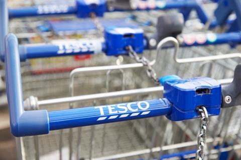 tesco supermarket trolley
