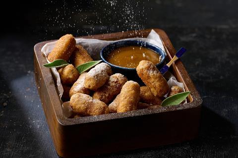 Battered Sausages with Curry