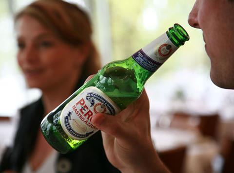 Peroni beer