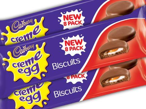Creme Egg biscuits 8 pack
