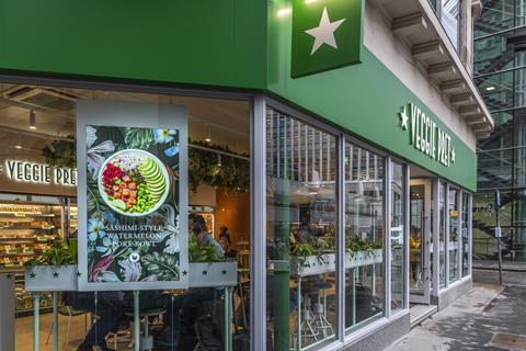 Veggie Pret Fenchurch St Aloha