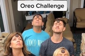 washing line oreo challenge 4