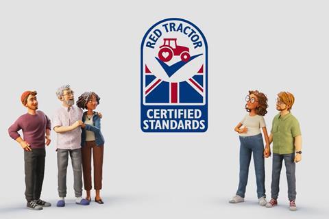 red tractor advert
