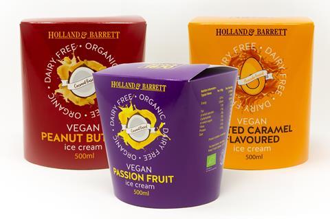 holland and barrett vegan ice cream