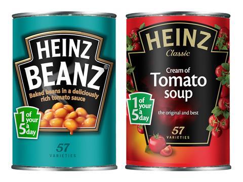 heinz beans and tomato soup