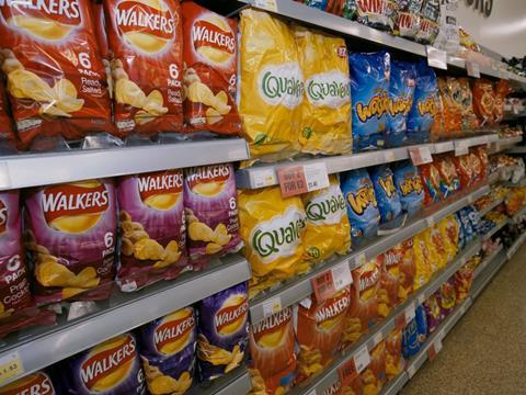 supermarket crisps focus on