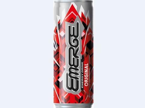 Emerge energy drink redesign