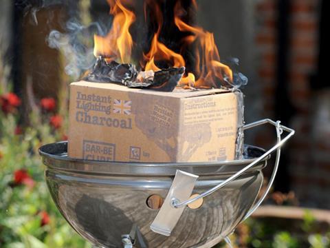 Barbecue instant lighting charcoal