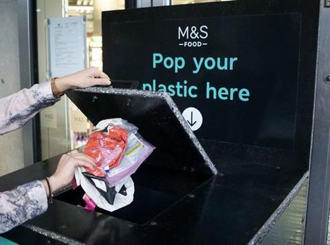 marks and spencer m&s plastic return