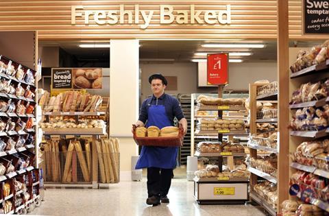 tesco bakery aisle staff