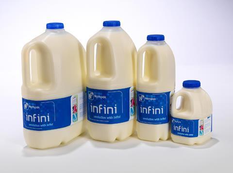 Infini milk bottles