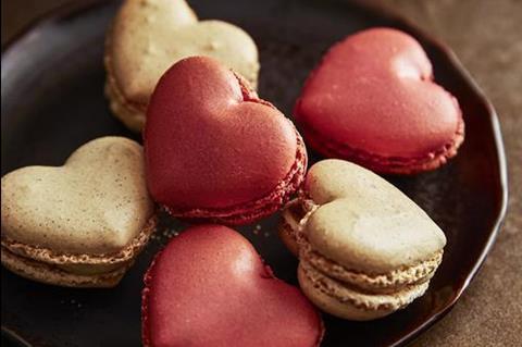 waitrose valentines macaron