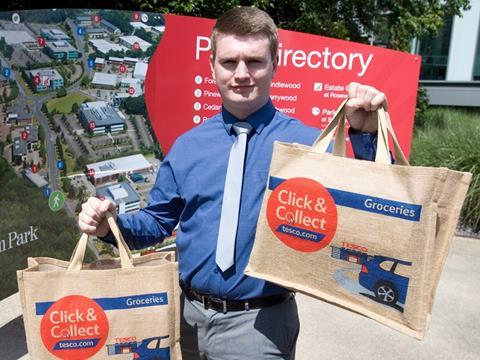 Click and collect tesco