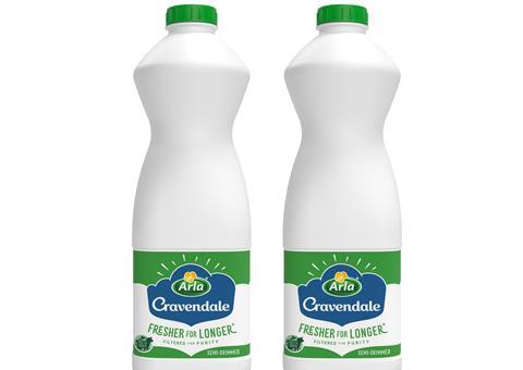 Arla Cravendale new recycled packaging