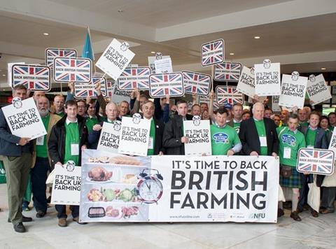 Farmer protests