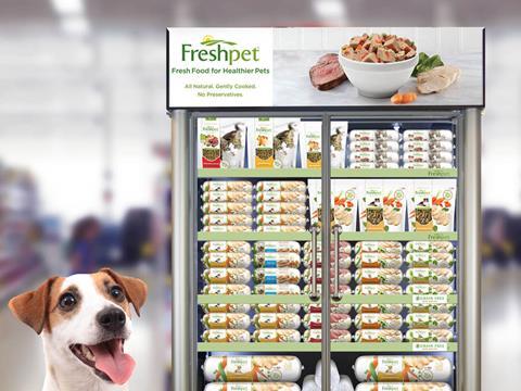 Freshpet branded chiller