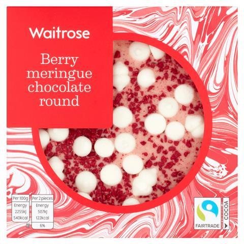 Waitrose Berry Meringue Chocolate Round