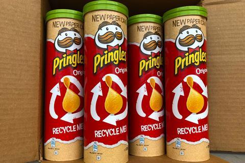 Pringles trials paper can in East Anglia Tesco stores | News | The Grocer