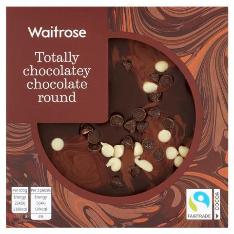 Waitrose Totally Chocolatey Chocolate Round