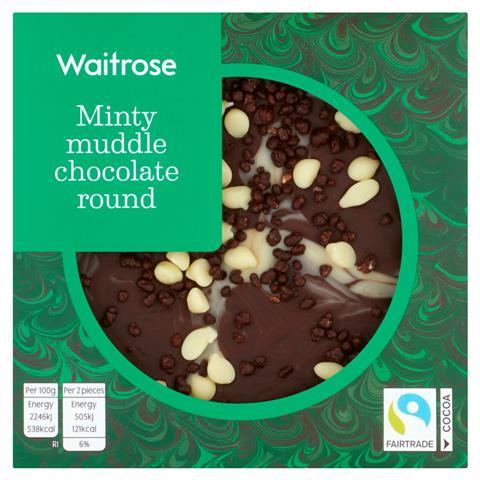 Waitrose Minty Muddle Chocolate Round