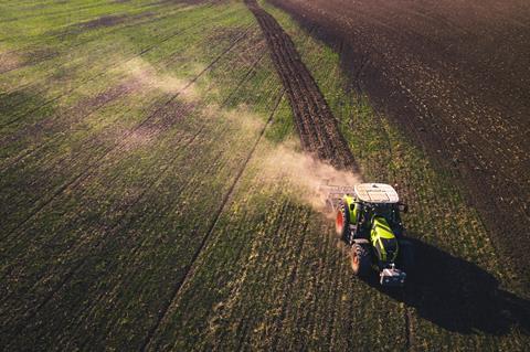 Tractor farming