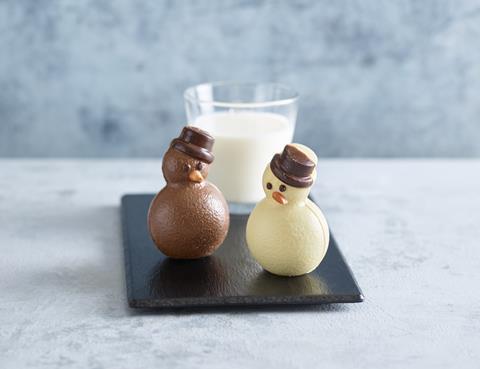 Dairyfine Hot Chocolate Melting Snowman