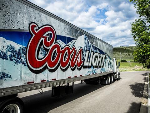 coors light truck beer lager capital gains fmcg