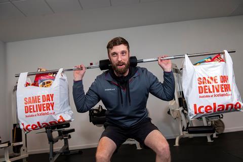 Iceland delivery drivers are preparing to climb more than a million stairs during their Christmas deliveries and the supermarket is helping them train for the festive period