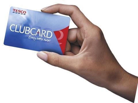 Clubcard in hand